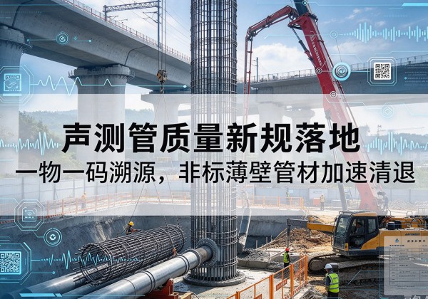 岳阳楼声测管质量新规落地，一物一码溯源，非标薄壁管材加速清退